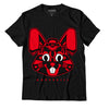 AJ 4 Red Thunder DopeSkill T-shirt Sneaker Rabbit Graphic