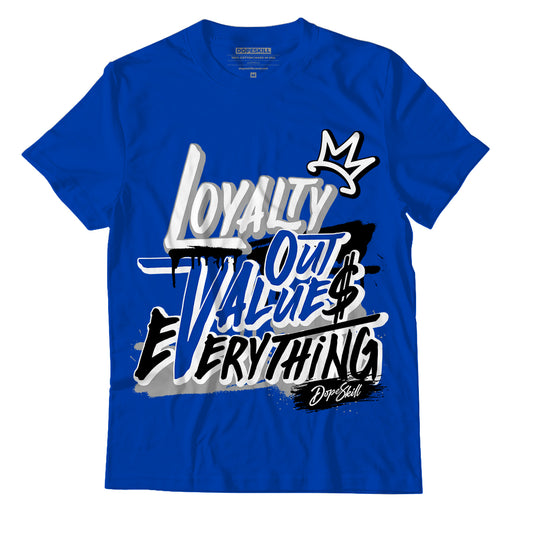 AJ 5 Racer Blue DopeSkill Racer Blue T-shirt LOVE Graphic