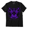 AJ 13 Court Purple DopeSkill T-Shirt SNK Bear Graphic