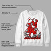 Gym Red 12s DopeSkill Sweatshirt MOMM Bear Graphic