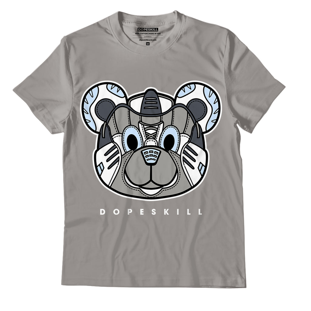 Jordan 11 Cool Grey DopeSkill Grey T-shirt SNK Bear Graphic, hiphop tees, grey graphic tees, sneakers match shirt