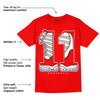 Cherry 11s DopeSkill Varsity Red T-shirt No.11 Graphic