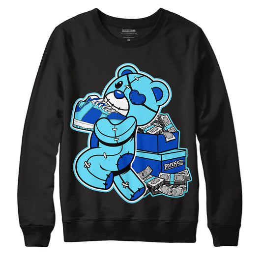 SB Dunk Argon DopeSkill Sweatshirt Bear Steals Sneaker Graphic