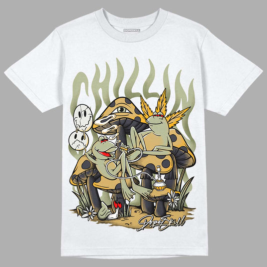 Jade Horizon 5s DopeSkill T-Shirt Chillin Graphic - White 
