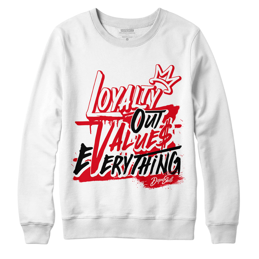 Jordan 1 Heritage DopeSkill Sweatshirt LOVE Graphic - White