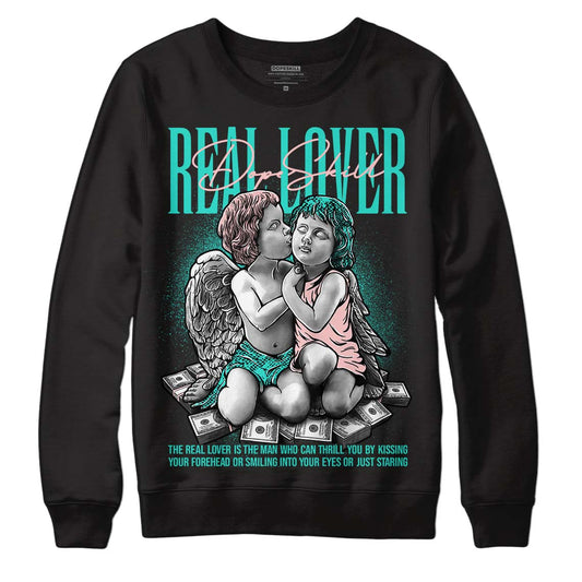 Green Snakeskin Dunk Low DopeSkill Sweatshirt Real Lover Graphic - Black