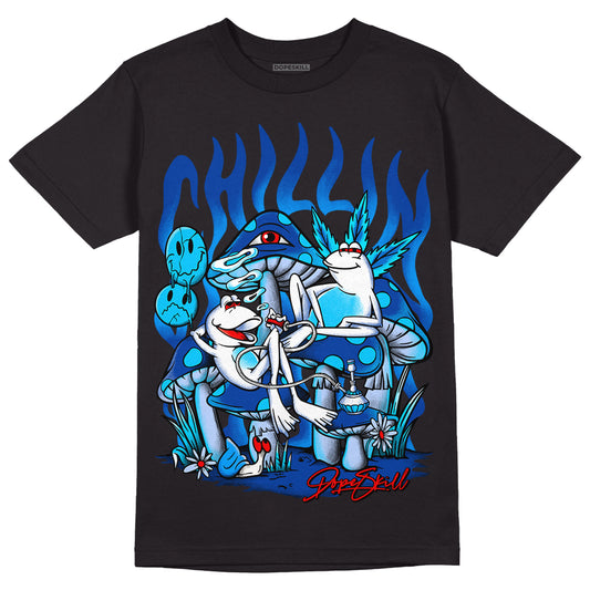 Racer Blue 5s DopeSkill T-Shirt Chillin Graphic
