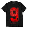 AJ 9 Chile Red DopeSkill T-Shirt No.9 Graphic