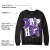 PURPLE Collection DopeSkill Sweatshirt Drip Too Hard Graphic