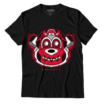 AJ 1 Low Bred Toe DopeSkill T-Shirt Monk Graphic