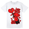 AJ 9 Chile Red DopeSkill T-Shirt Love Sick Graphic