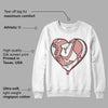 Rose Whisper Dunk Low DopeSkill Sweatshirt Heart AJ Graphic