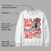 Gym Red 9s DopeSkill Sweatshirt Real Ones Move In Silence Graphic