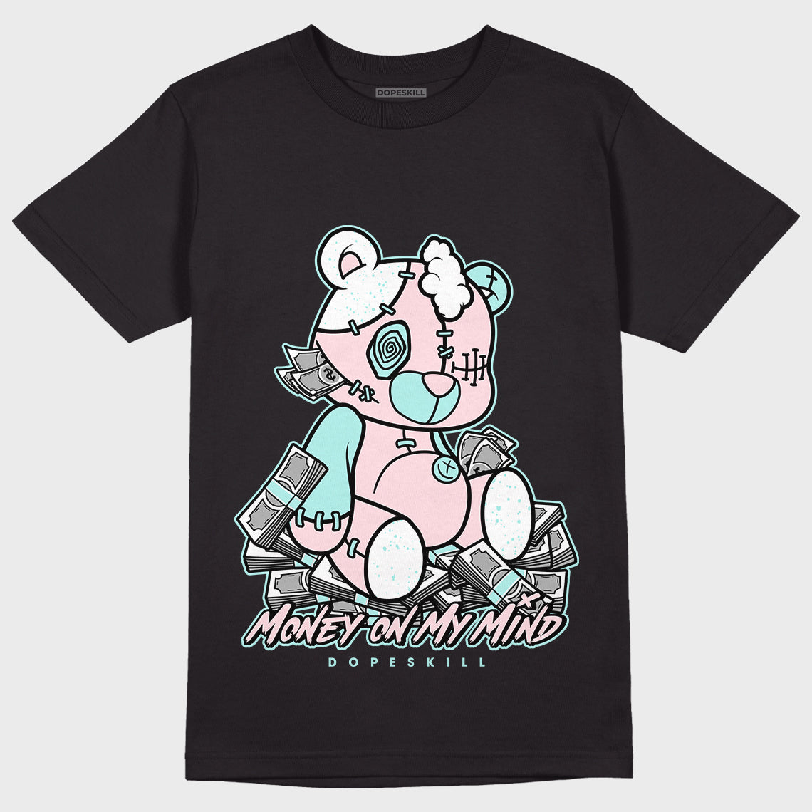 Jordan 5 Easter DopeSkill T-Shirt MOMM Bear Graphic - Black