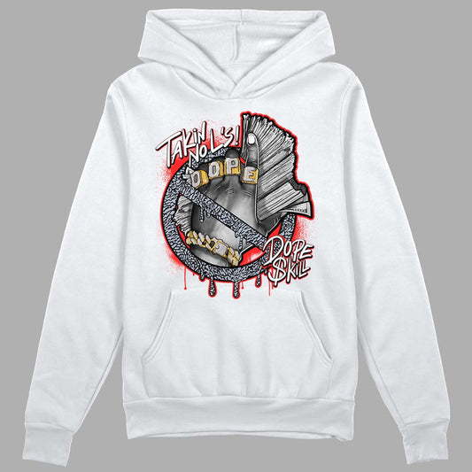 Jordan 3 Retro White Cement Reimagined DopeSkill Hoodie Sweatshirt Takin No L's Graphic Streetwear - White