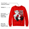 Red Thunder 4s DopeSkill Red Sweatshirt Love Kills Graphic