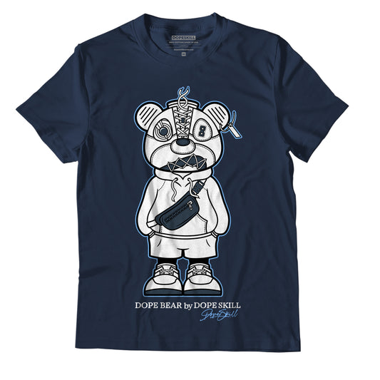 Jordan 6 Midnight Navy DopeSkill Navy T-shirt Sneaker Bear Graphic