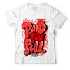 AJ 9 Chile Red DopeSkill T-Shirt New Paid In Full Graphic