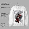 Fire Red 9s DopeSkill Sweatshirt Money Loves Me Graphic