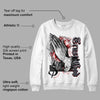 Fire Red 9s DopeSkill Sweatshirt Trust God Graphic