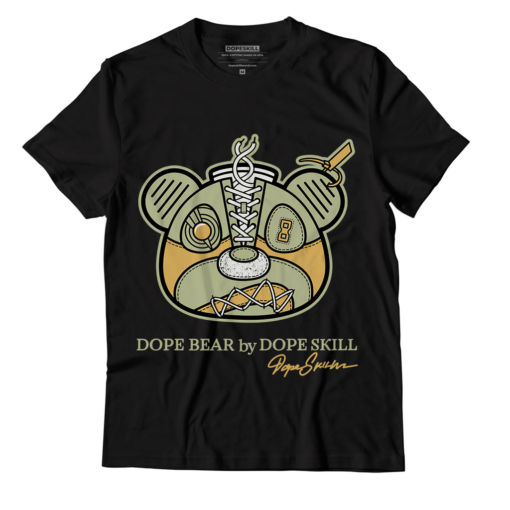 Jordan 5 Jade Horizon DopeSkill T-Shirt Sneaker Bear Head Graphic - Black 