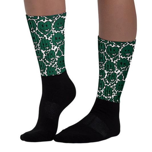 Lottery Pack Malachite Green Dunk Low Sublimated Socks Slime Graphic