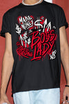 AJ 1 Low Bred Toe DopeSkill T-Shirt Boss Lady Graphic