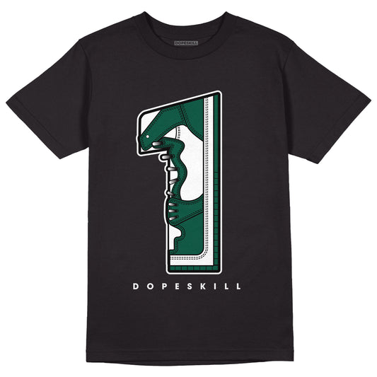 Lottery Pack Malachite Green Dunk Low DopeSkill T-Shirt No.1 Graphic - Black