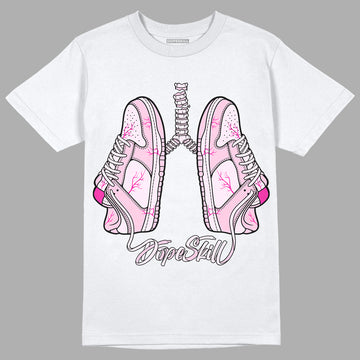 Triple Pink Dunk Low DopeSkill T-Shirt Breathe Graphic - White 