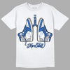 True Blue 1s DopeSkill T-Shirt Breathe Graphic - White