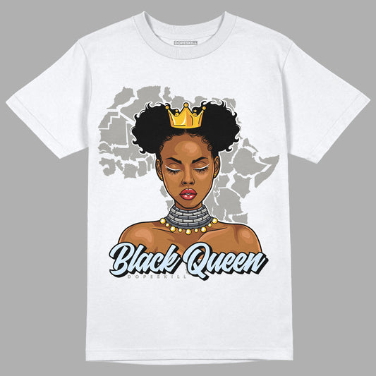 Jordan 6 Retro Cool Grey DopeSkill T-Shirt Black Queen Graphic Streetwear - White