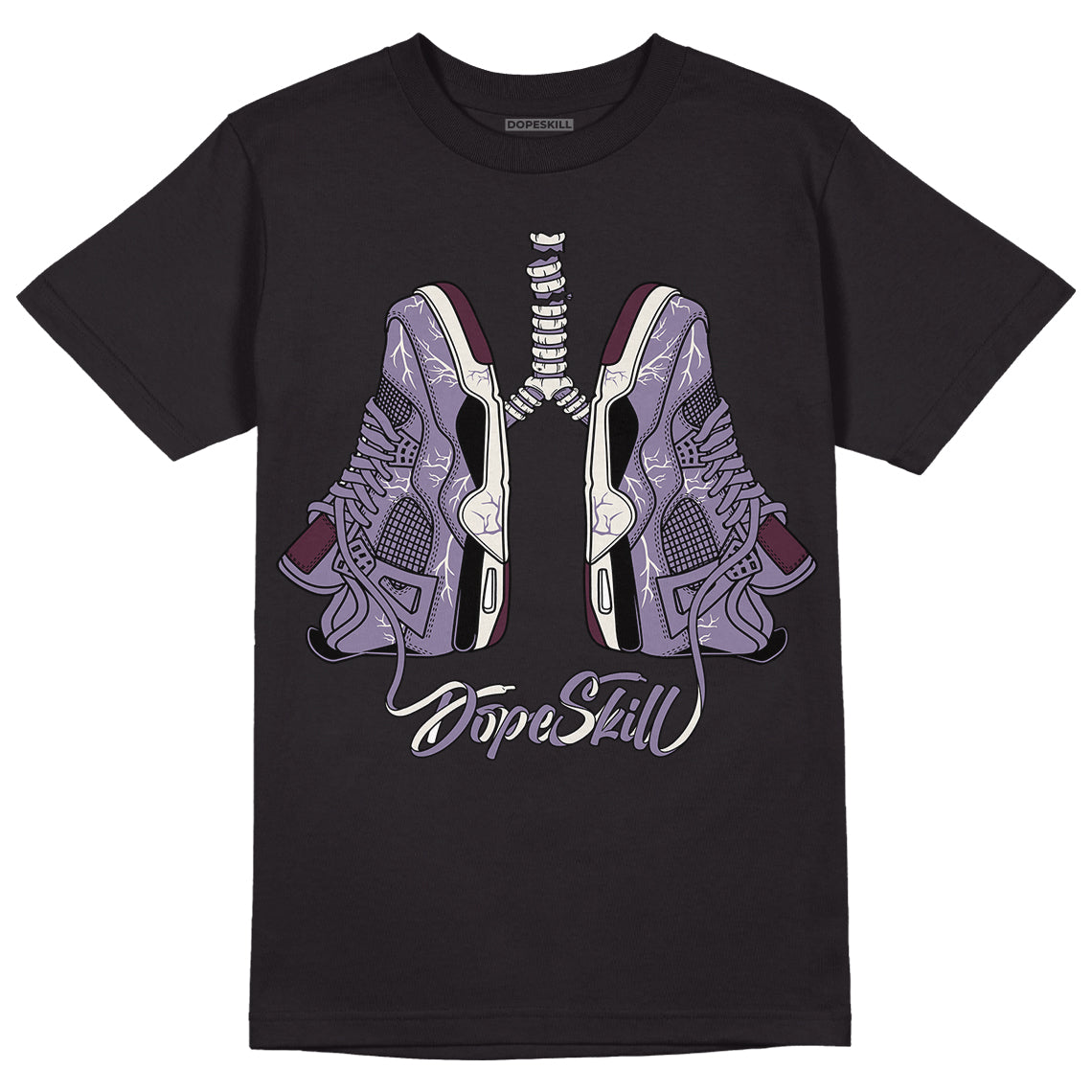 A Ma Maniére x Jordan 4 Retro ‘Violet Ore’  DopeSkill T-Shirt Breathe Graphic Streetwear - Black