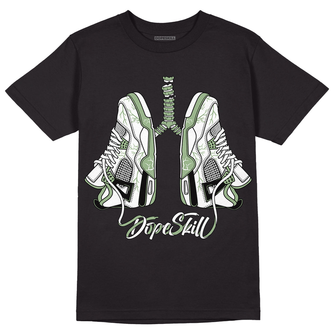 Jordan 4 Retro “Seafoam” DopeSkill T-Shirt Breathe  Graphic Streetwear - Black 