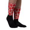 Gym Red 9s Sublimated Socks Slime Graphic