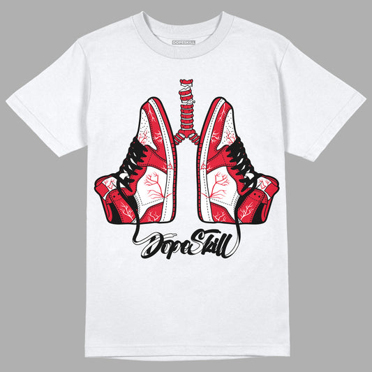 Lost & Found 1s DopeSkill T-Shirt Breathe Graphic - White 