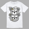 Jordan 12 Stealth DopeSkill T-Shirt New Double Bear Graphic - White 