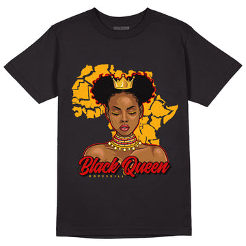 Jordan 7 Citrus DopeSkill T-Shirt Black Queen Graphic - Black