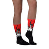 FIRE Sublimated Socks Match AJ 9 Chile Red