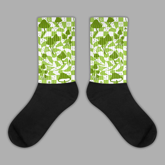 Mushroom Sublimated Socks Match Dunk Low 'Chlorophyll'