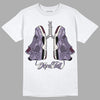A Ma Maniére x Jordan 4 Retro ‘Violet Ore’ DopeSkill T-Shirt Breathe Graphic Streetwear - White 