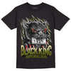 Travis Scott x Jordan 1 Low OG “Olive” DopeSkill T-Shirt Black King Graphic Streetwear - Black