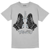 Black Metallic Chrome 6s DopeSkill Metallic Silver T-shirt Breathe Graphic