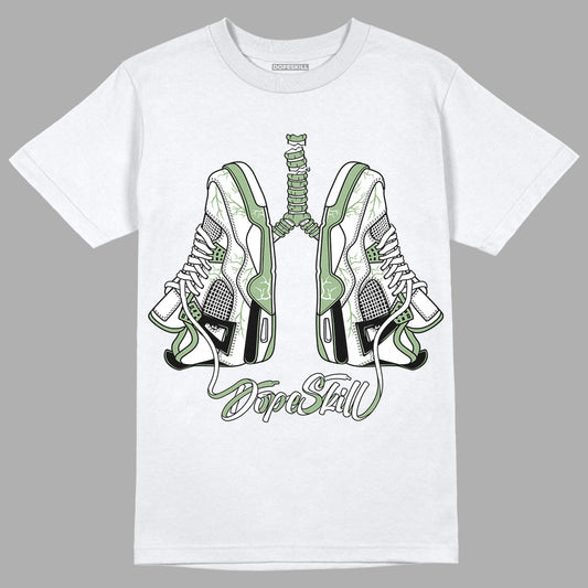 Jordan 4 Retro “Seafoam” DopeSkill T-Shirt Breathe  Graphic Streetwear - White 