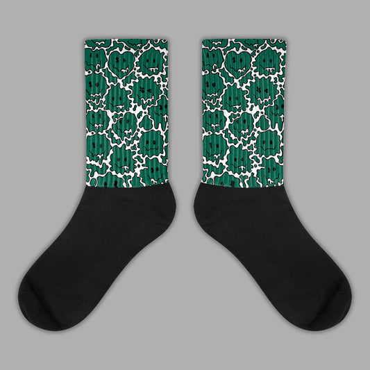 Lottery Pack Malachite Green Dunk Low Sublimated Socks Slime Graphic