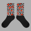 Mushroom Sublimated Socks Match Black Canvas 4s