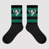 Lottery Pack Malachite Green Dunk Low Sublimated Socks Horizontal Stripes Graphic