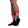 FIRE Sublimated Socks Match AJ 1 Heritage