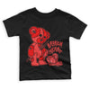 Chile Red 9s DopeSkill Toddler Kids T-shirt Broken Heart Graphic
