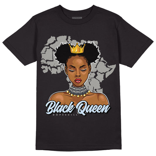 Jordan 6 Retro Cool Grey DopeSkill T-Shirt Black Queen Graphic Streetwear - Black