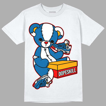 Messy Room 4s DopeSkill T-Shirt Sneakerhead BEAR Graphic - White